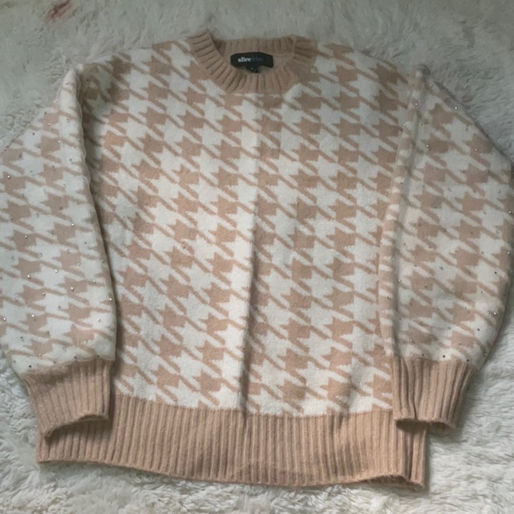 Allison Houndstooth Sweater